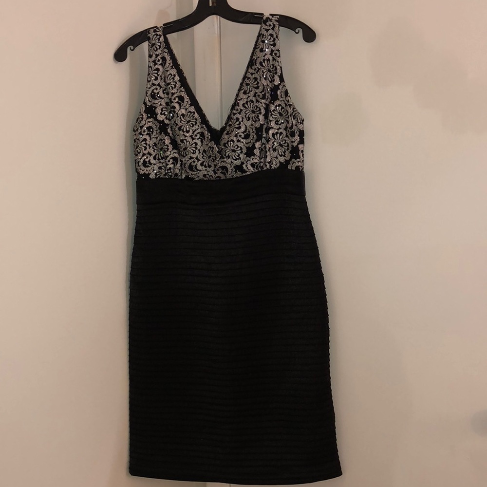 Black cocktail dress